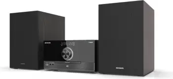 Sistem mikro stereo Hi‑Fi Aiwa MSBTU-600, 100W RMS, Bluetooth 5.0, CD/USB/FM, i zi, set me 2 altoparlantë