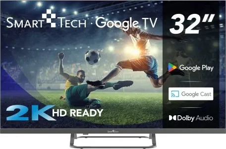 Televizor SmartTech 32" HD Google TV 32HG01V, 8GB, D-LED, gri - 1