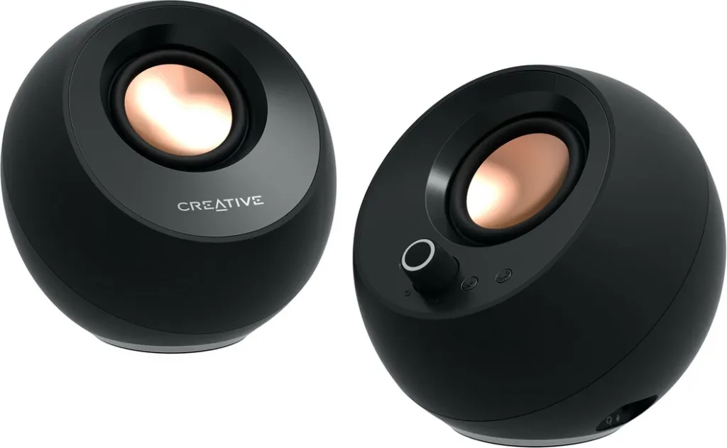 Altoparlantë, Creative, Pebble Pro 51MF1710AA000, e zezë, set dyshe - 1