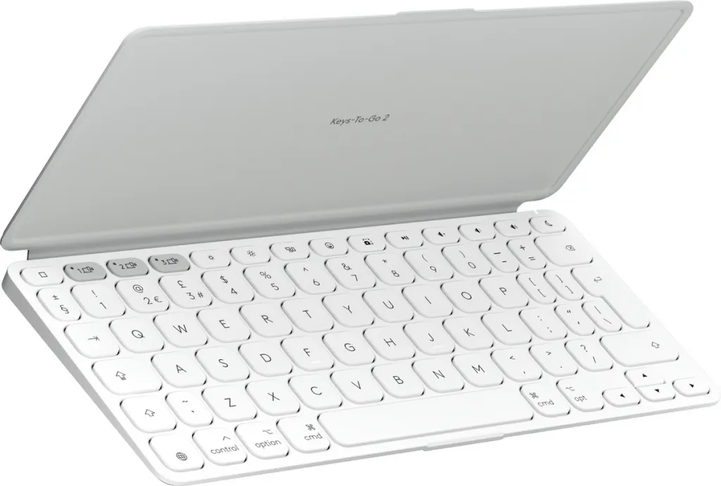 Tastierë Logitech Keys-To-Go 2 920-013018 për iPad, US-Int. layout, Standard, gri e çelët - 1