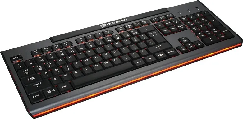 Tastierë gaming Cougar 200K, swiss layout, e zezë - 1