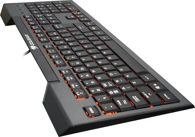 Tastierë gaming Cougar 200K, swiss layout, e zezë - 3