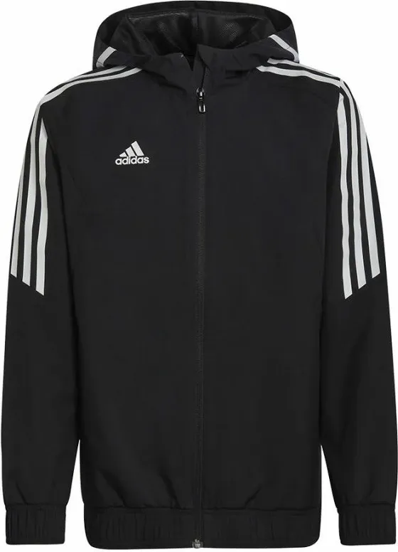 Xhaketë për fëmijë adidas, e zezë - 1