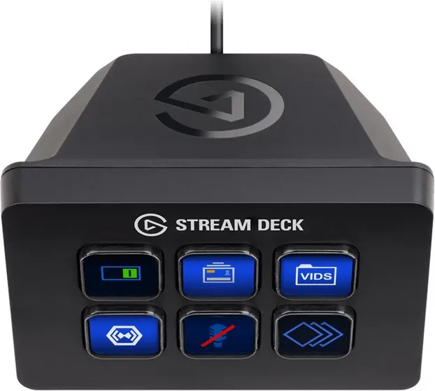 Kontroller streaming Elgato Stream Deck Mini 10GAI9901, 6 taste, USB, e zezë - 1