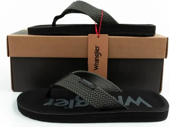 Flip-flopa për meshkuj Wrangler Zane, gri - 10