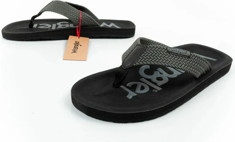 Flip-flopa për meshkuj Wrangler Zane, gri - 8