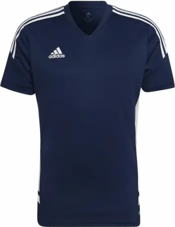 Fanellë futbolli për meshkuj adidas Condivo 22, e bardhë dhe blu marine