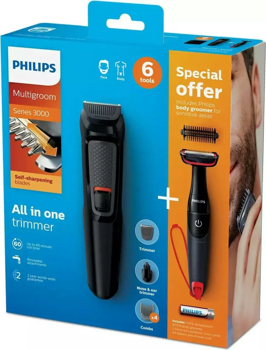 Rifinitore Philips Multigroom MG3710/85, i zi - 1