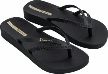 Flip-flopa për femra Ipanema Bossa Soft V, të zeza