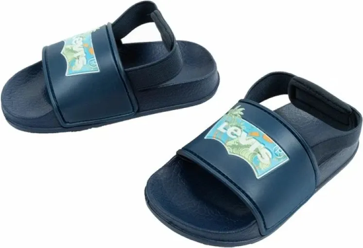 Sandale për djem Levi's Pool S Mini, navy blue - 1