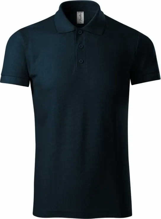 Maicë polo për meshkuj Piccolio, blu marine - 3