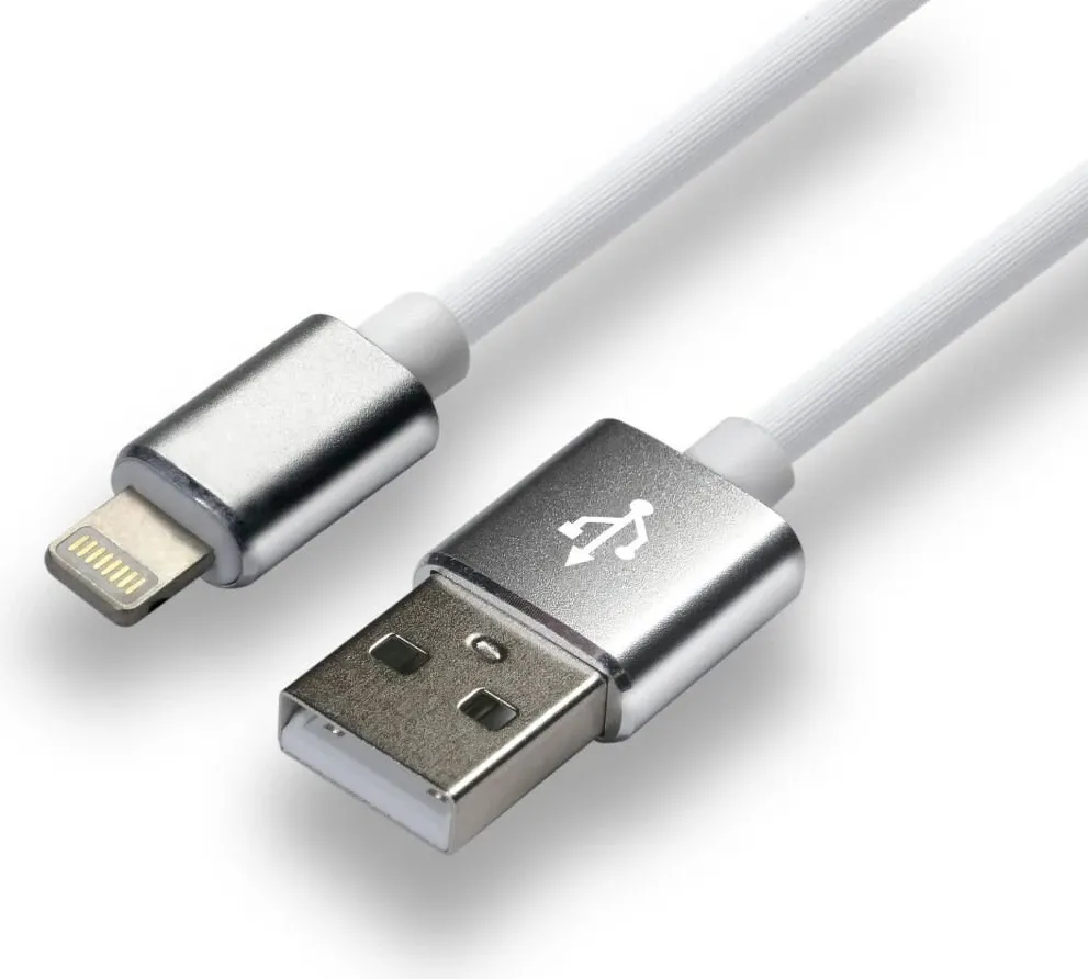 Kabllo USB Lightning everActive CBS-1IW, 1m, e bardhë - 2