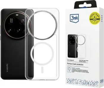 Mbështjellës 3MK Armor MagCase për Xiaomi 15 Ultra, MagSafe, Transparent