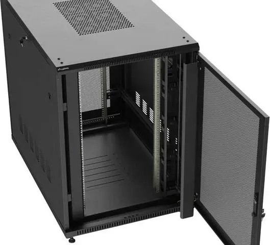 Kasë rack LANBERG 19" 22U 800x1200mm, me ventilatorë, e zezë - 13