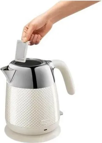 Çajnik elektrik DeLonghi Luminosa KBL2001, 1.7L, 2000W, krem - 3
