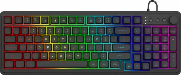 Tastierë gaming Savio Galaxis, e zezë - 1