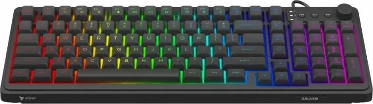 Tastierë gaming Savio Galaxis, e zezë - 2