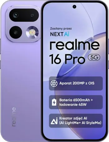 Celular Realme 16 Pro 5G 8/256GB Orchid Purple