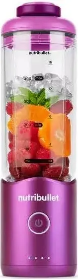 Blender portabil Nutribullet Flex, 590ml, USB-C, fiolet