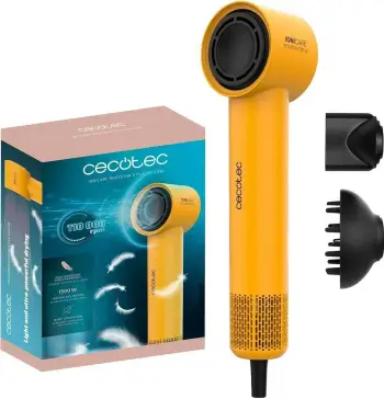 Tharëse flokësh Cecotec IoniCare RockStar Style, 1500W, e verdhë