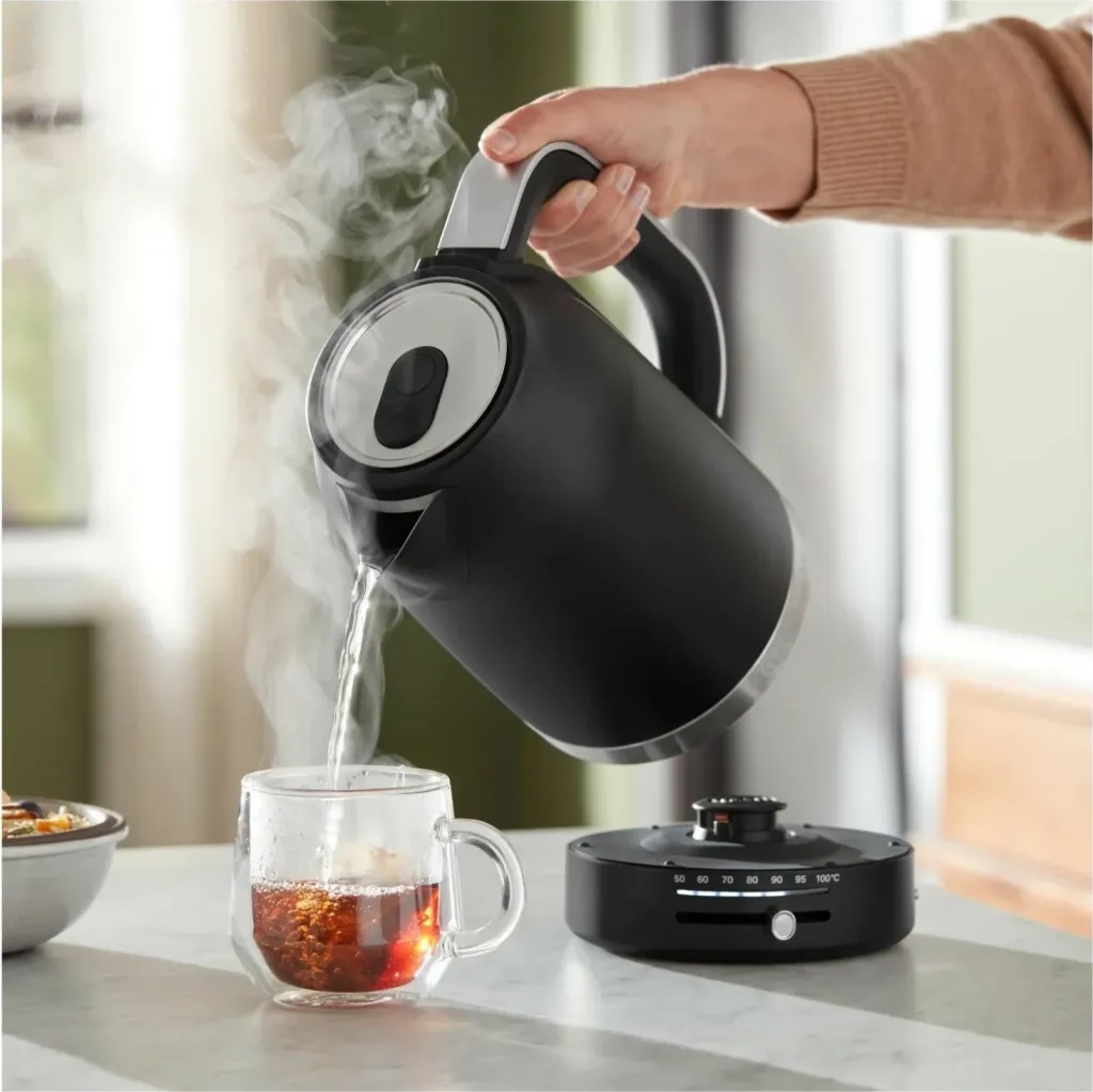 Çajnik elektrik KitchenAid 5KEK1701E, 1.7L, inox, i zi mat - 3