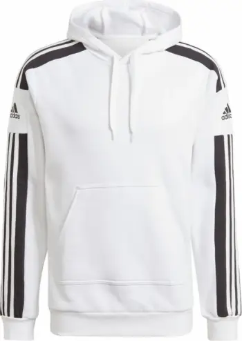 Duks me kapuç për meshkuj adidas Squadra 21, i bardhë