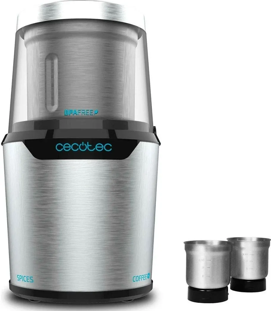 Mulli elektrik Cecotec TitanMill 300 DuoClean, 300W, argjendtë - 1
