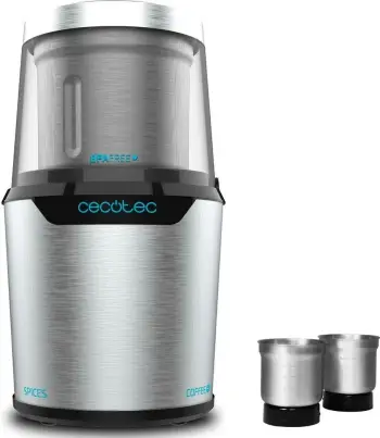 Mulli elektrik Cecotec TitanMill 300 DuoClean, 300W, argjendtë