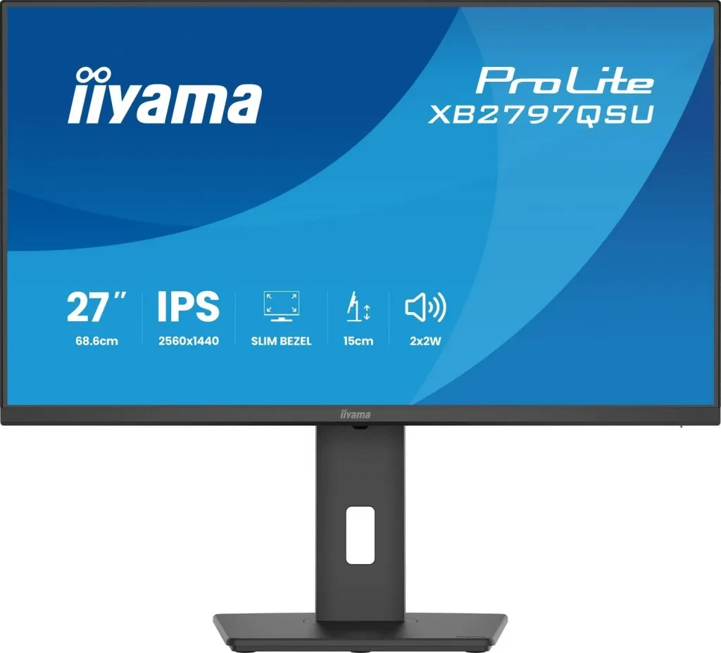 Monitor iiyama ProLite XB2797QSU-B1, 27 inch, IPS, 2560x1440, LED, i zi - 1