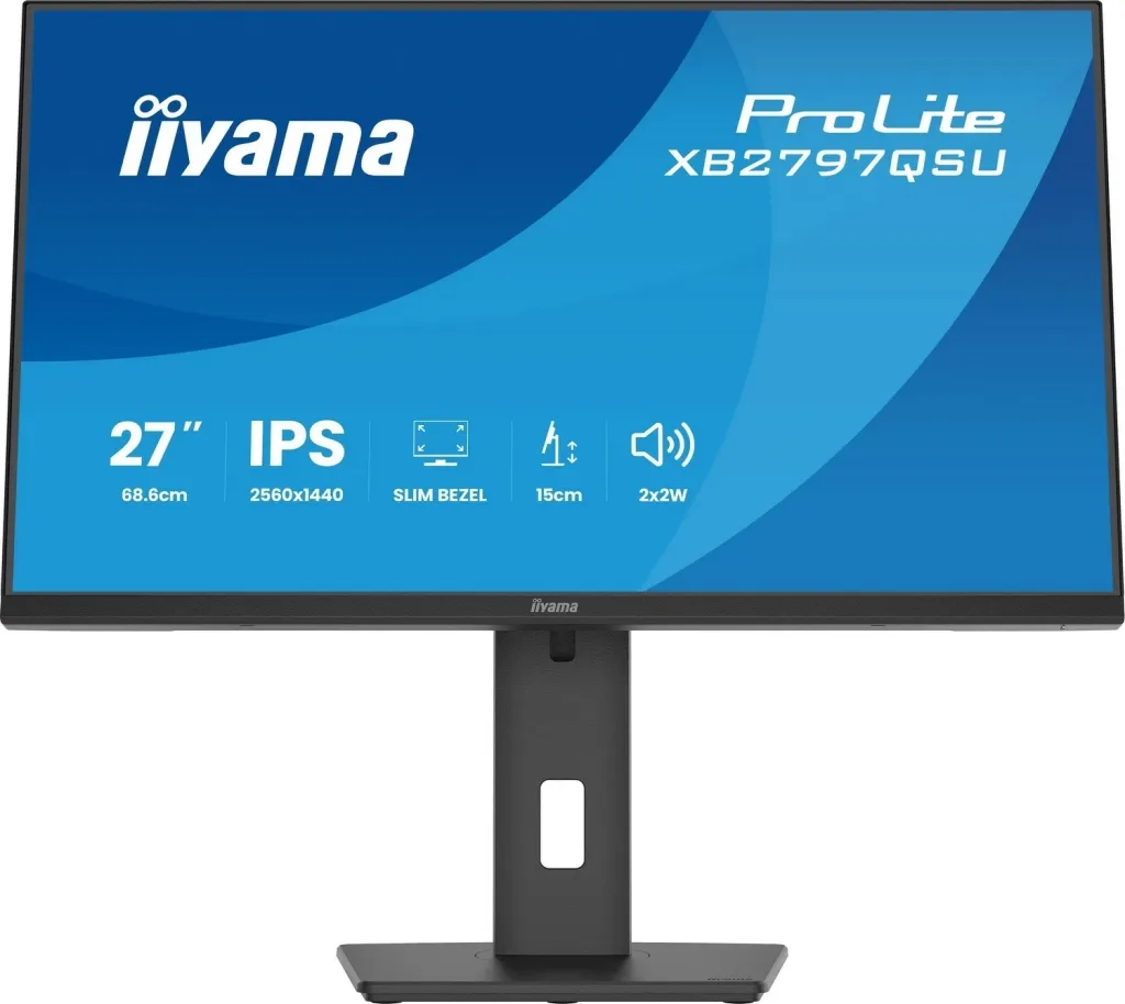 Monitor iiyama ProLite XB2797QSU-B1, 27 inch, IPS, 2560x1440, LED, i zi - 2