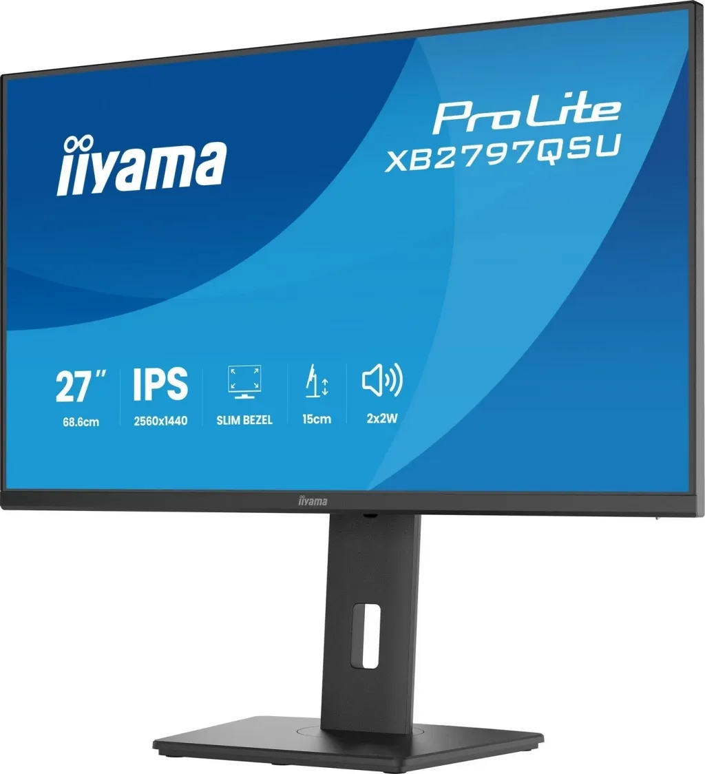 Monitor iiyama ProLite XB2797QSU-B1, 27 inch, IPS, 2560x1440, LED, i zi - 3