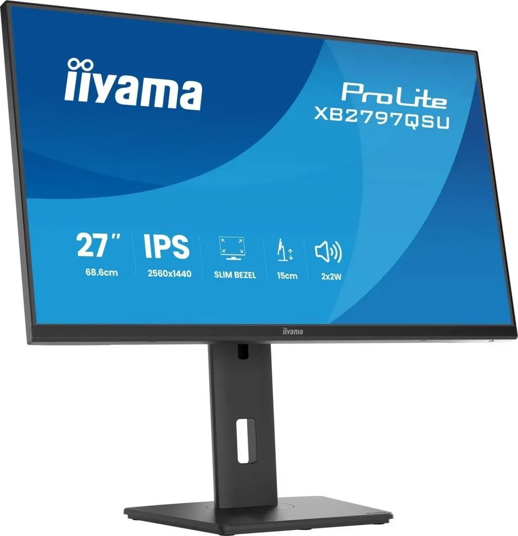 Monitor iiyama ProLite XB2797QSU-B1, 27 inch, IPS, 2560x1440, LED, i zi - 6
