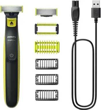 Makinë rroje Philips OneBlade QP2824/10, për fytyrë dhe trup, e zezë