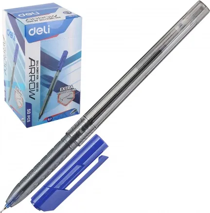DELI KIMIK BALLPOINT ARROW Q01030 BLUE 0.7 1/50 - 1