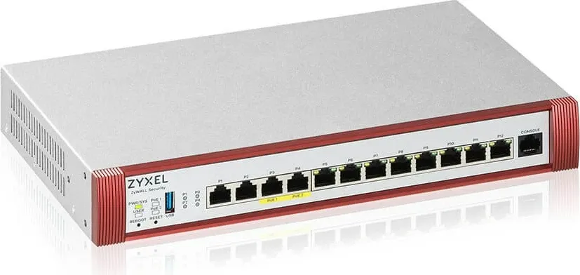 Firewall ZyXEL USG FLEX 500H, 10 Gbit/s, Wired, i kuq - 4