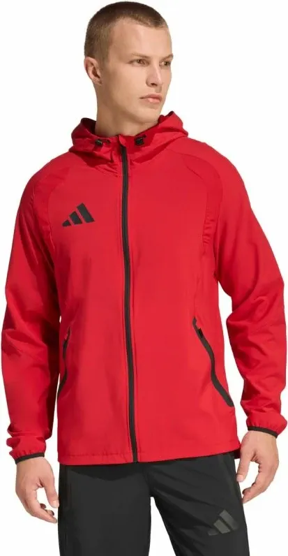 Jakne meshkuj adidas Tiro 26 Travel KD3337, e kuqe - 1