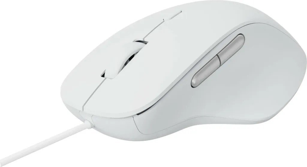Maus Rapoo N500, ergonomik, 3600 DPI, i bardhë - 4