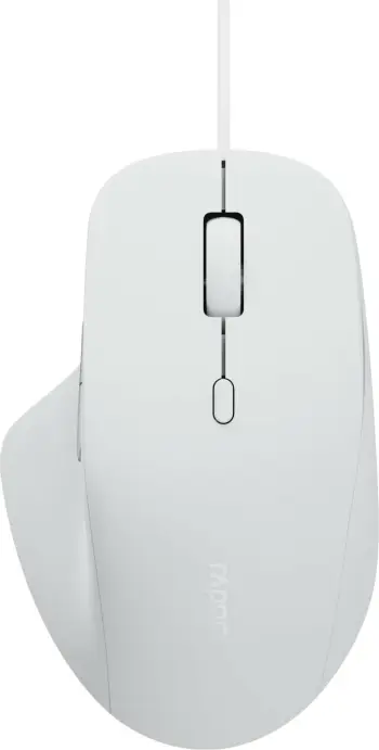 Maus Rapoo N500, ergonomik, 3600 DPI, i bardhë