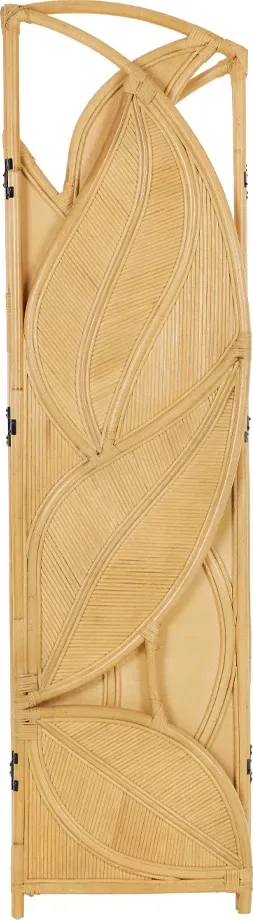 Paravan LEAF PALM, ratan natyral, 150x3x190 cm - 3