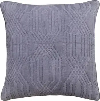 Jastëk dekorativ RIVIT C, material stof, ngjyrë kaltër, 50x50cm
