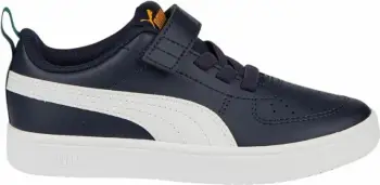 Atlete për fëmijë Puma, të bardha dhe blu deti