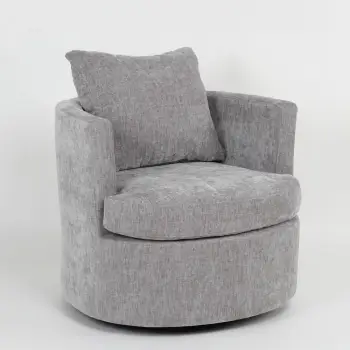 Fotelje rrotulluese ORBITA, gri, 78x76x65cm