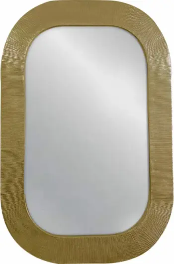 Pasqyrë MAGRO 56, ngjyrë bronzi antik, 56x2x68cm