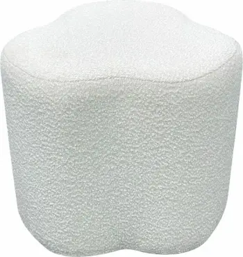 Stool Daisy, e bardhë, 48x48x42cm