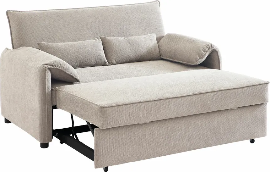 Sofa krevat Rubik, 3 vende, ngjyrë latte, 161x84x92 - 3