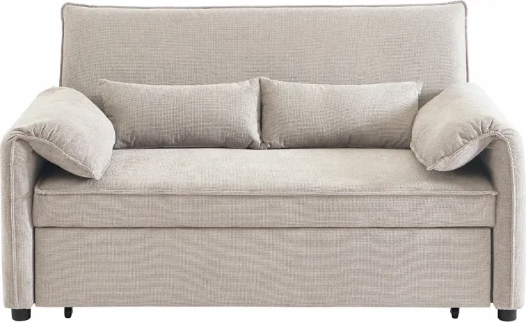 Sofa krevat Rubik, 3 vende, ngjyrë latte, 161x84x92 - 4