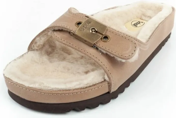 Flip-flop femra Scholl, bezhë - 3