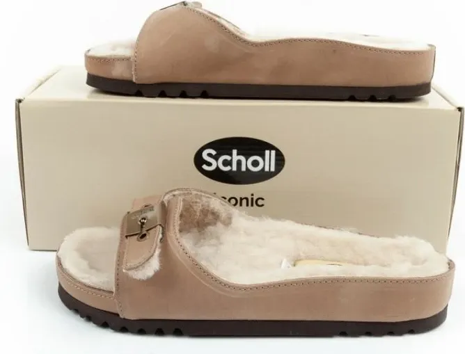 Flip-flop femra Scholl, bezhë - 10