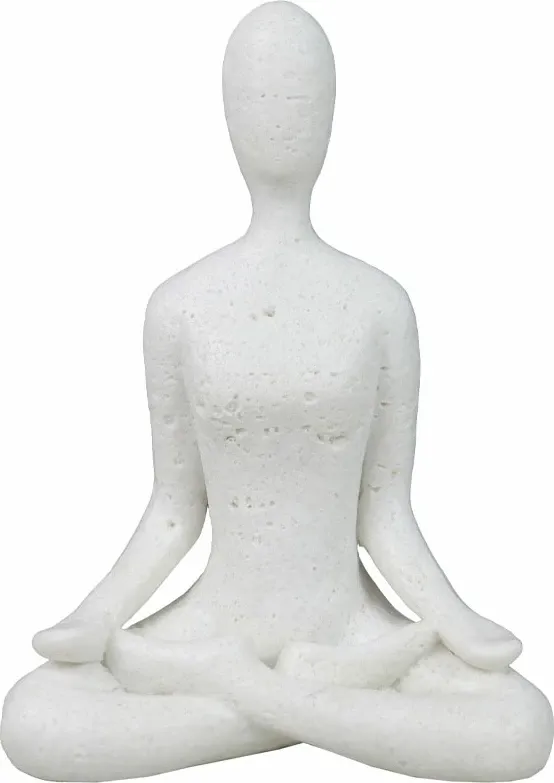 Dekor MORPH II, trup, rrëshirë e bardhë, 13x7.5x17.5cm - 1