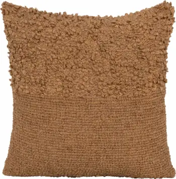 Jastëk dekorativ SIMPUL, material poliester, ngjyrë deveje, 45x45cm